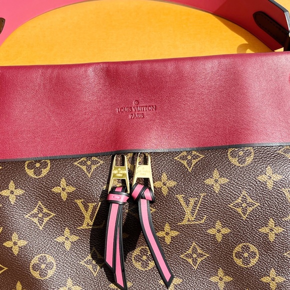 SOLD 😭Louis Vuitton Monogram Tote Crossbody Brown Pink - Picture 11 of 15